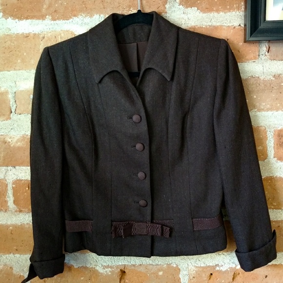 Vintage Jackets & Blazers - Vintage 1950s Wool Jacket